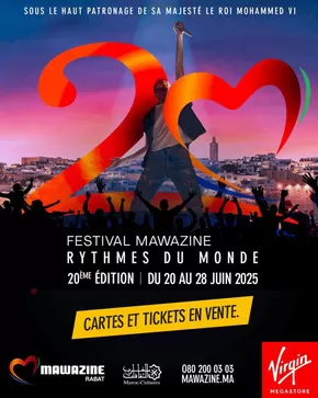 Catalogue Virgin Megastore | Offres et promotions actuelles | 2025-06-20T00:00:00.000Z - 2025-06-28T00:00:00.000Z