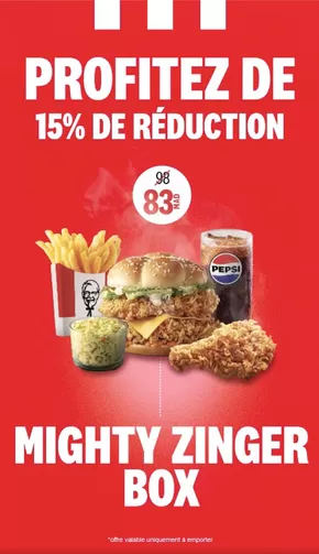 Catalogue KFC à Rabat | New discounts | 2025-06-27T00:00:00.000Z - 2025-07-10T00:00:00.000Z
