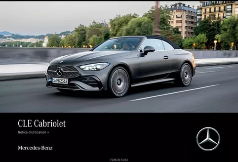 Catalogue Mercedes Benz | Mercedes cle cabriolet 2026 juin a236 mbux notice d utilisation 1 | 2026-04-09T00:00:00.000Z - 2026-04-23T00:00:00.000Z