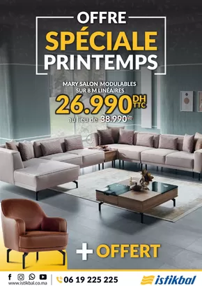 Catalogue Istikbal à Marrakech | CATALOGUE PRINTEMPS 2025 | 2025-05-23T00:00:00.000Z - 2025-12-31T00:00:00.000Z